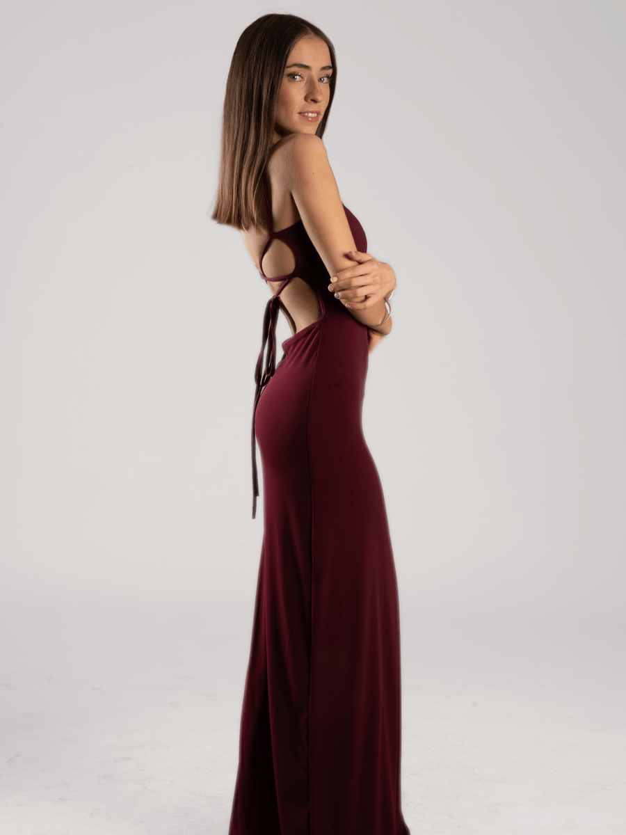 Vestido Gianna Burdeo