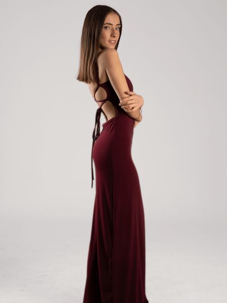 Vestido Gianna Burdeo